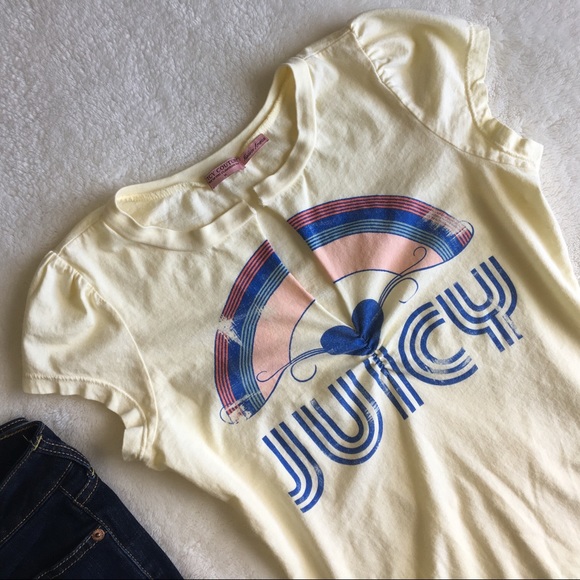 🌈🆕{JUICY COUTURE} Retro Ruffle Trim Tee - Picture 8 of 8